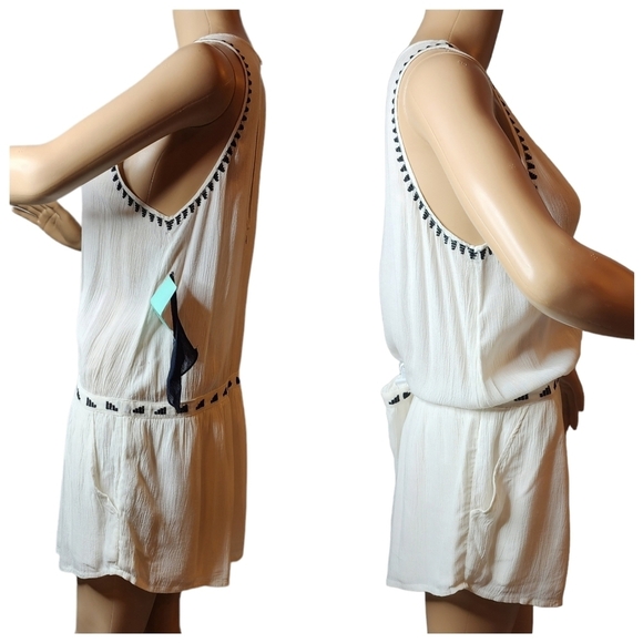 NWT Rip Curl white embroidered romper. - Picture 10 of 16